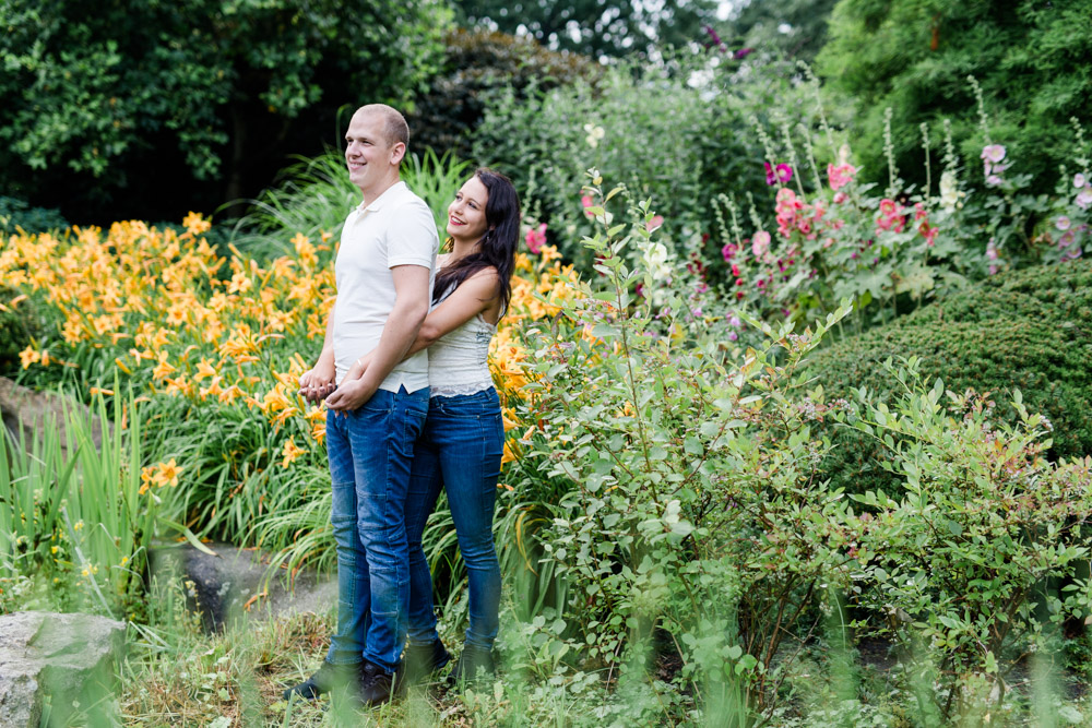 Paarshooting in Planten und Blomen am Wasserfall